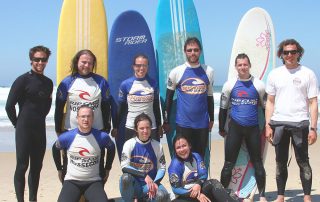 group surfing group picture